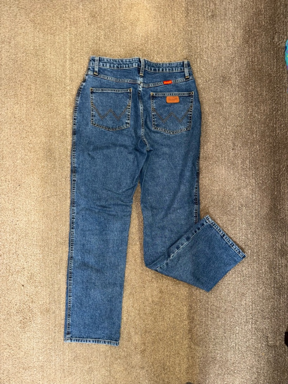 Wrangler Classic Blue Straight-Leg Jeans